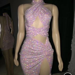 Pink Shimmery Dress from Lynira Label